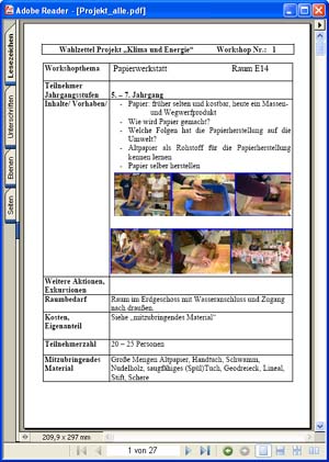 Projekt  „Energie und Klima“