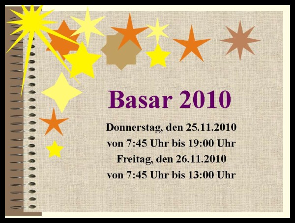 Weihnachtsbasar 2010