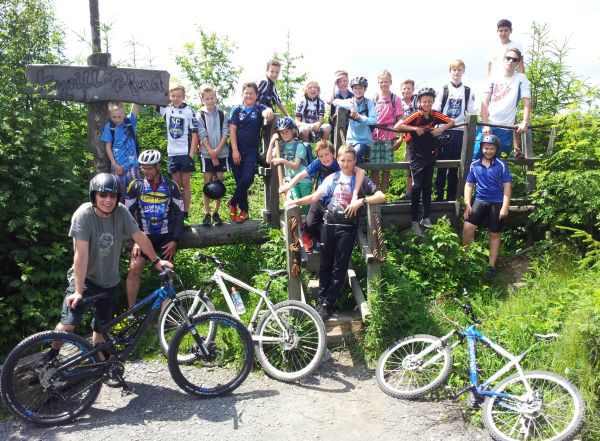 Mountainbike-AG beim Bikefestival 2014 in Willingen